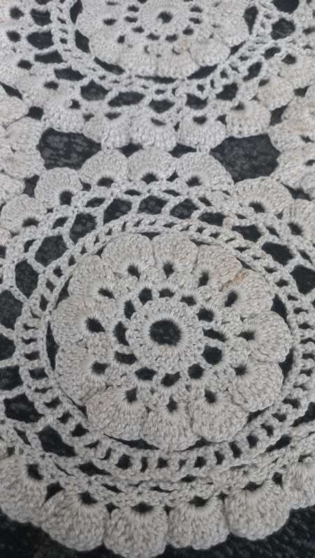 Crochet cloth vintage