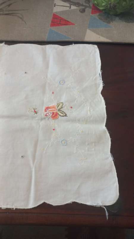 Embroidery cloth vintage