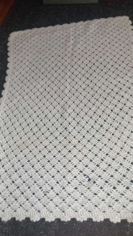Crochet cloth vintage large