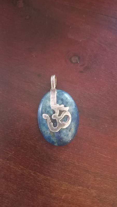 Vintage stone pendant