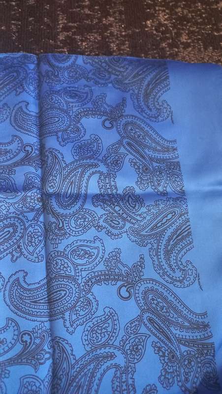 Vintage scarf blue