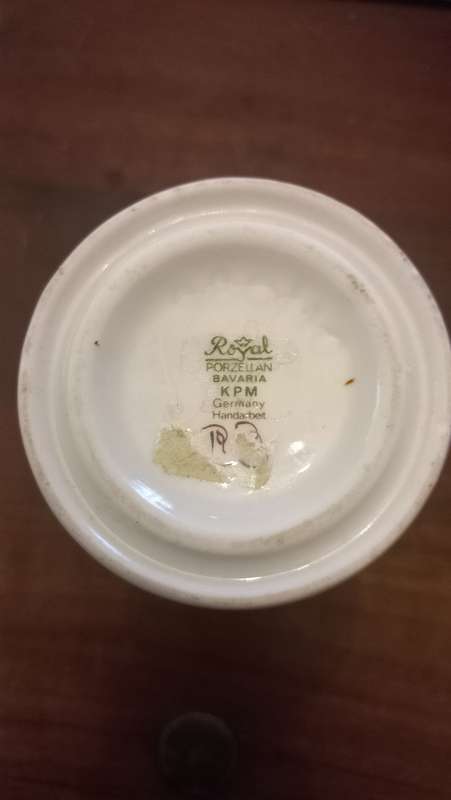Royal Bavaria porcelain vase vintage