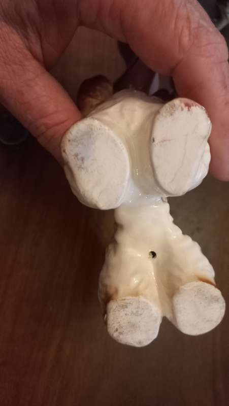 Porcelain doggie pair vintage