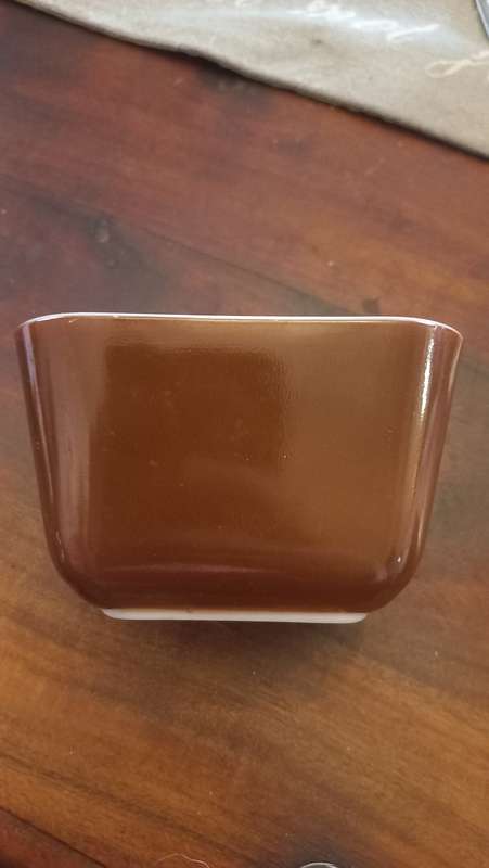 Vintage pyrex milk glass bowl small