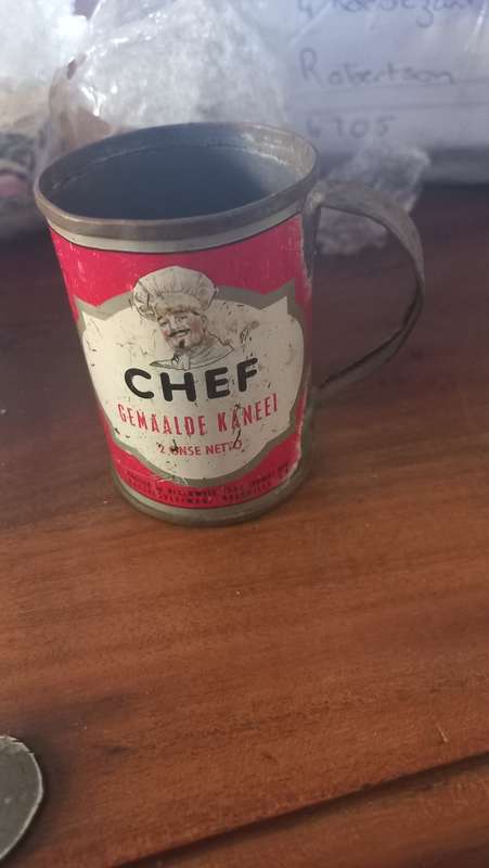 Vintage tin cup