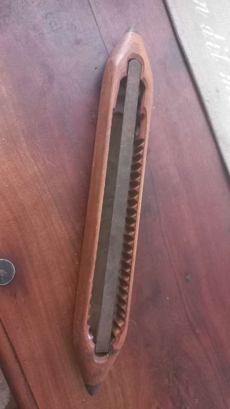 Vintage wooden shuttle