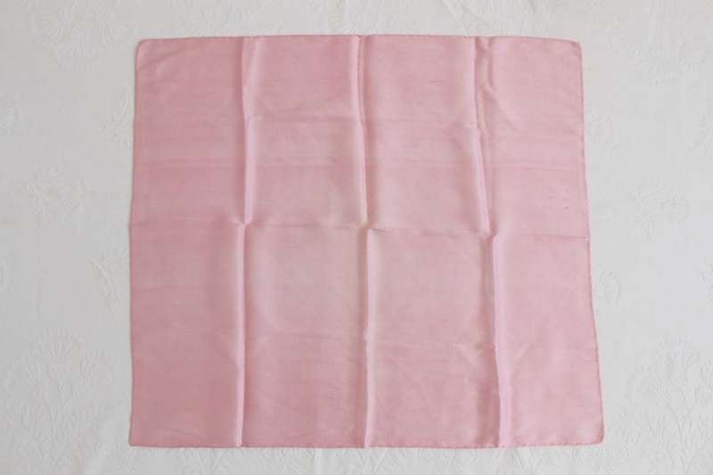 100% SILK VINTAGE PINK TEXTURED SCARF