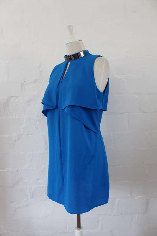 *STAR BY JULIEN MACDONALD* BLUE COCKTAIL PARTY DRESS - SIZE 14