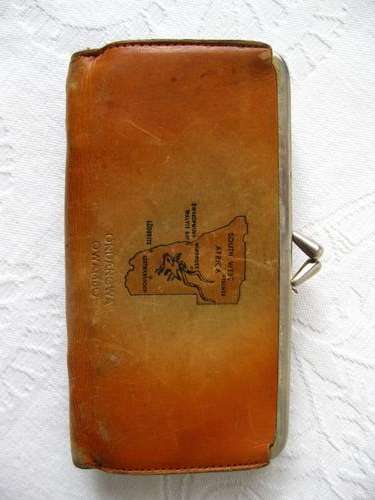VINTAGE GENUINE LEATHER TAN LADIES FRENCH STYLE WALLET PURSE