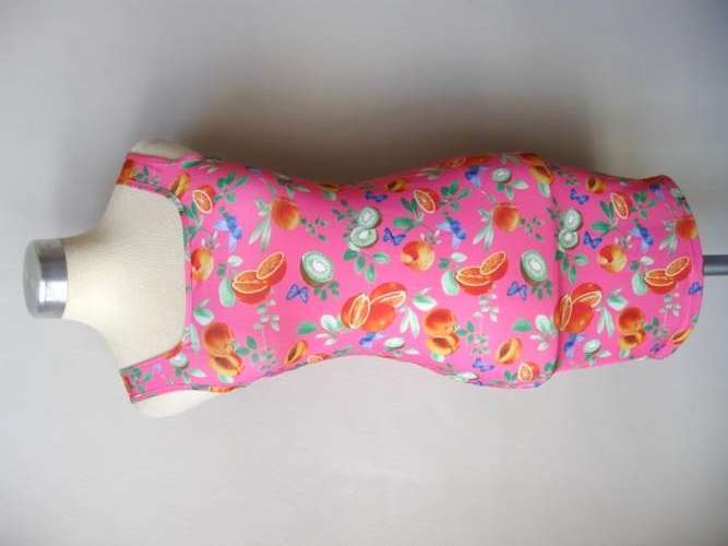 UNITED COLOURS OF BENETTON FLORAL NEON PINK PRINT BODYCON VINTAGE DRESS - SIZE XS