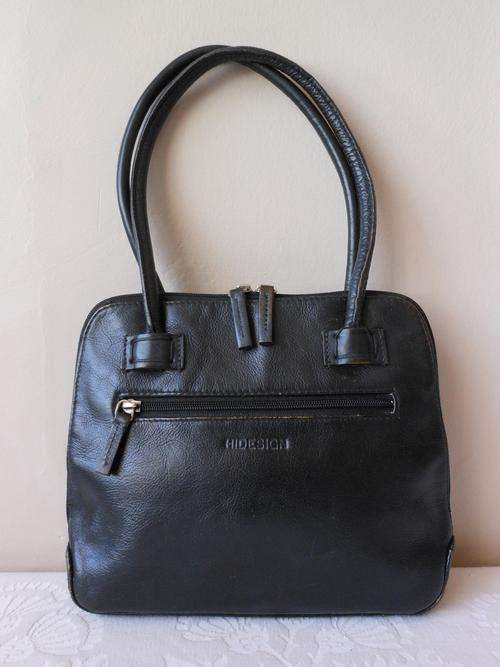 *HIDESIGN* DESIGNER GENUINE LEATHER TOTE BAG HANDBAG