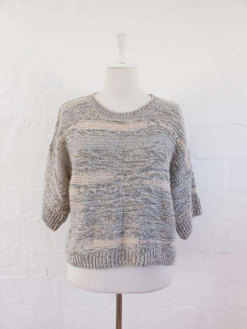 *NEW YEAR SALE - 50% OFF* STUDIO.W WOOLWORTHS WOOL BLEND GREY PINK JERSEY SWEATER - SIZE SMALL