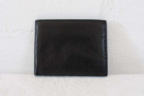 *BUSBY* GENUINE LEATHER BLACK MEN'S WALLET