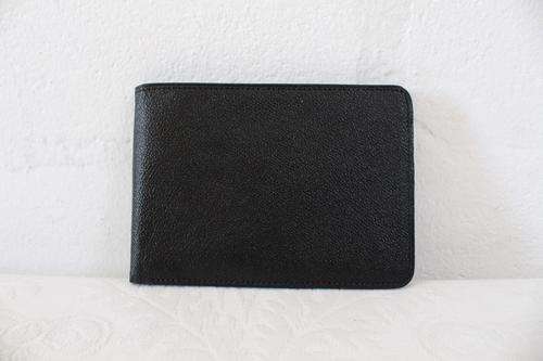 VINTAGE GENUINE LEATHER BLACK MEN'S WALLET