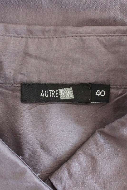 100% SILK AUTRE TON PURPLE SHIRT TOP BLOUSE - SIZE 14