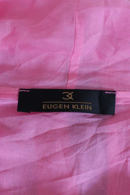 *EUGEN KLEIN* DESIGNER PINK COTTON BLOUSE SHIRT TOP - SIZE 14