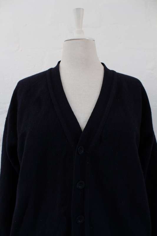 MEN'S LYLE & SCOTT SCOTLAND LAMBSWOOL NAVY SWEATER JERSEY - SIZE M
