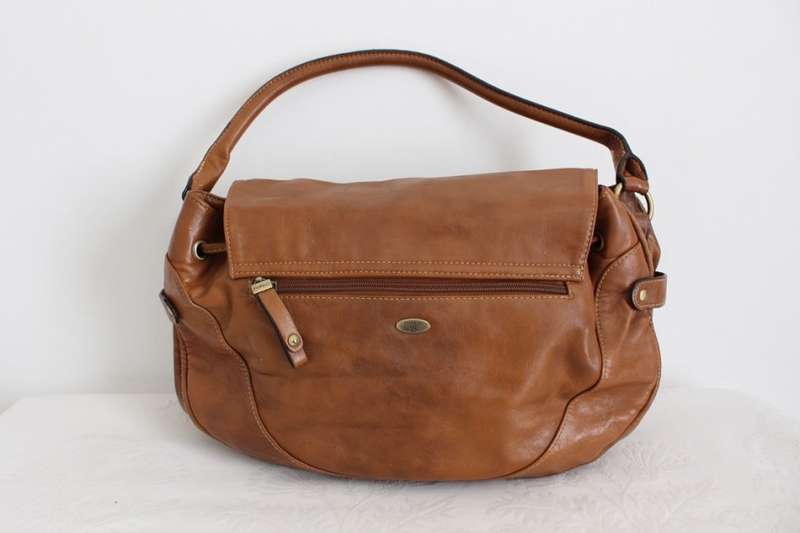 *FIORELLI* DESIGNER GENUINE LEATHER TAN BROWN TOTE HANDBAG BAG