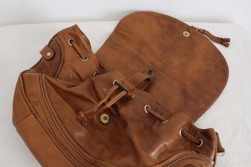 *FIORELLI* DESIGNER GENUINE LEATHER TAN BROWN TOTE HANDBAG BAG