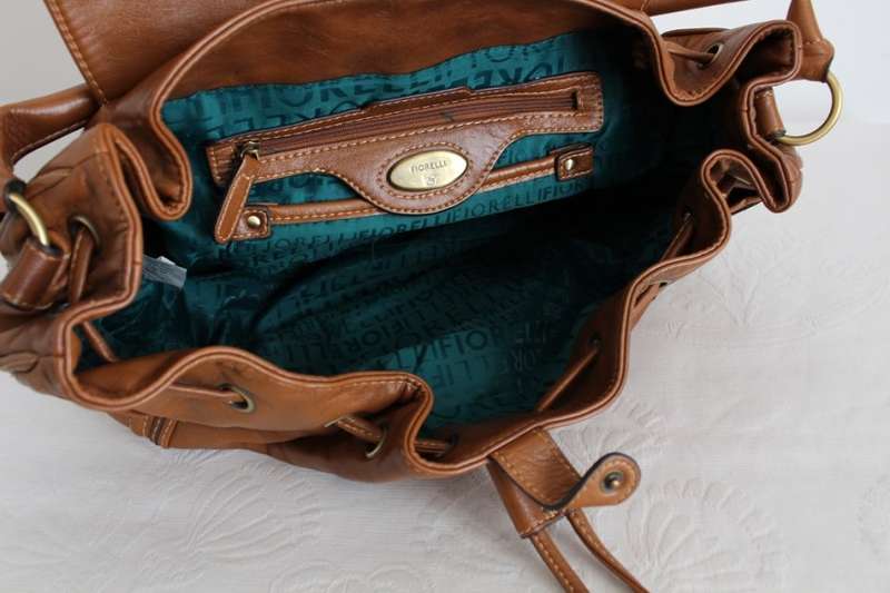 *FIORELLI* DESIGNER GENUINE LEATHER TAN BROWN TOTE HANDBAG BAG