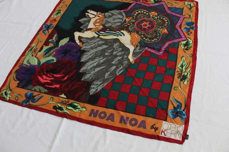 *NOA NOA BY OTTO KERN* DESIGNER VINTAGE 100% SILK SCARF