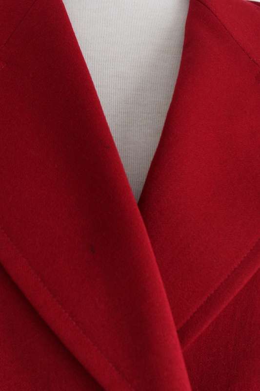 *YVES SAINT LAURENT VARIATION* VINTAGE DESIGNER RED BLAZER JACKET - SIZE 12