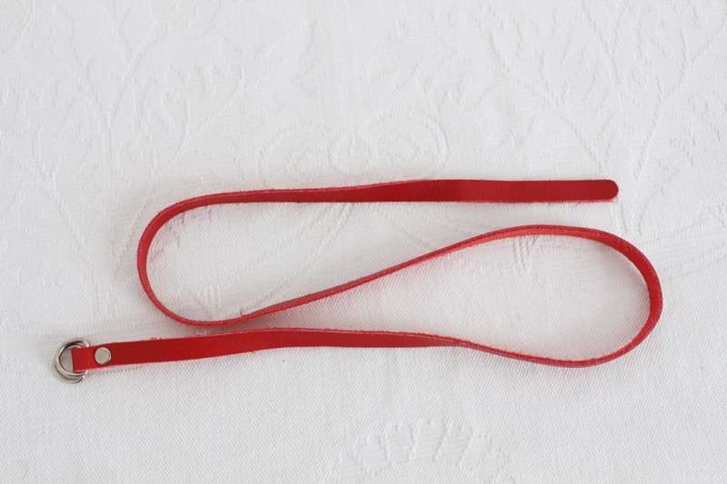 "BE-YOU-TIFUL" TEXT GENUINE LEATHER RED WRAP AROUND BRACELET