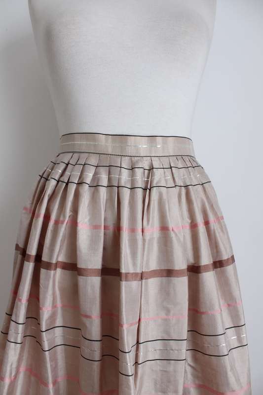 *ELZBIETA ROSENWERTH* DESIGNER VINTAGE 100% SILK SKIRT BLOUSE TWO PIECE - SIZE 8