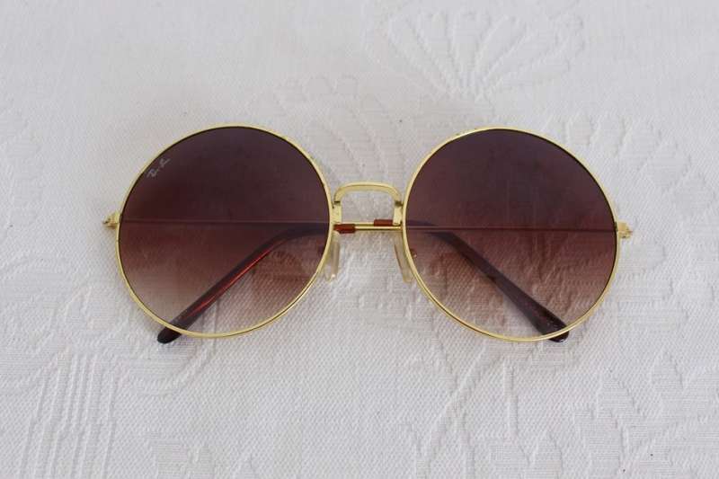 *RAY BAN* DESIGNER VINTAGE ROUND SUNGLASSES