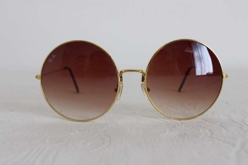 *RAY BAN* DESIGNER VINTAGE ROUND SUNGLASSES