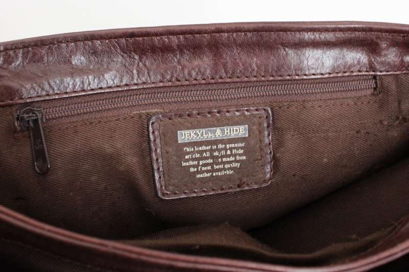 *JEKYLL & HIDE* DESIGNER GENUINE LEATHER BROWN HANDBAG BAG