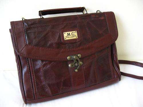 Handbags Bags VINTAGE MARC CHANTAL DOROTHY PERKINS DESIGNER GENUINE LEATHER PATCHWORK SATCHEL MESSENGER BAG was sold for 217.00 on 6 Dec at 14 59 by Lehza Vintage in Cape Town ID 29659123