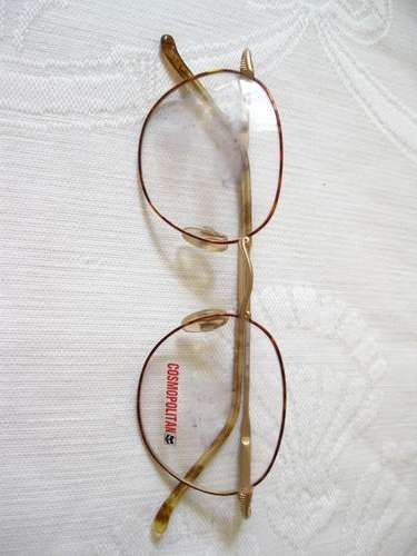 COSMOPOLITAN DESIGNER VINTAGE TORTOISE SHELL GLASSES SUNGLASSES FRAMES AUTHENTIC