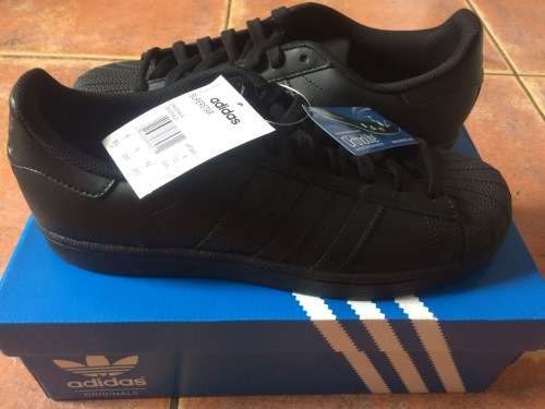 Adidas Mens Superstar Foundation Black UK 8