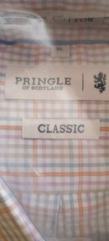 PRINGLE OF SCOTLAND Long Sleeve Classic Shirt XL