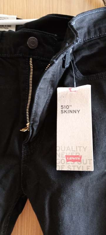 Levi`s 510  Skinny Men`s Jeans Black W34 L34
