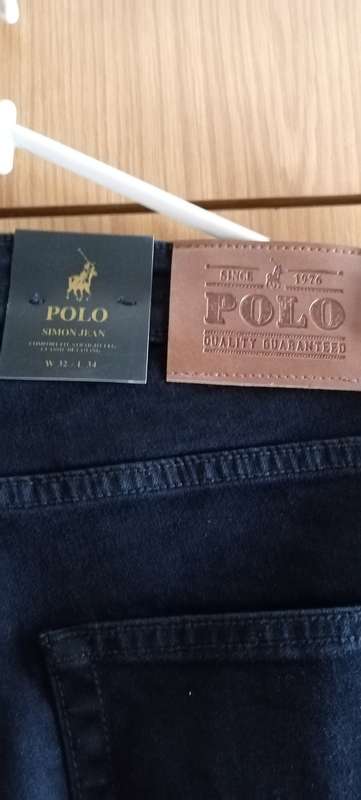 Polo Men`s Simon Jeans Black W32 L34