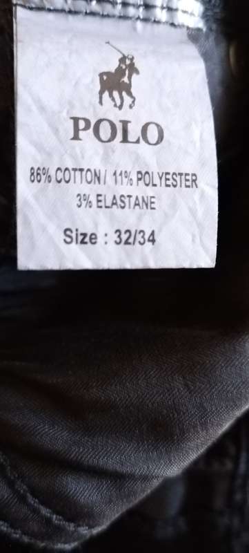 Polo Men`s Simon Jeans Black W32 L34