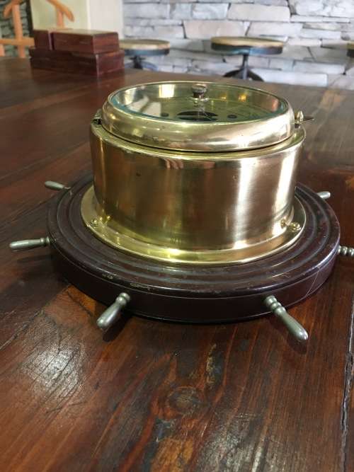 Brass Ships Portal Ships Wheel Barometer