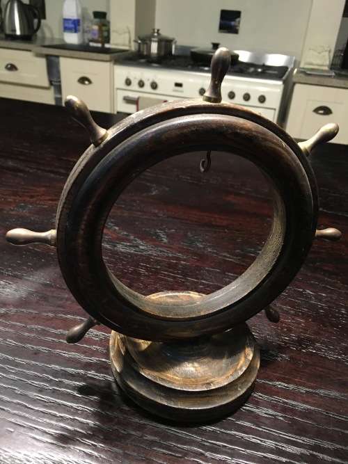 Ships Wheel Key Holder