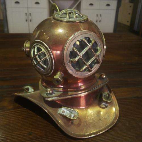Divers Helmet, Copper and Brass