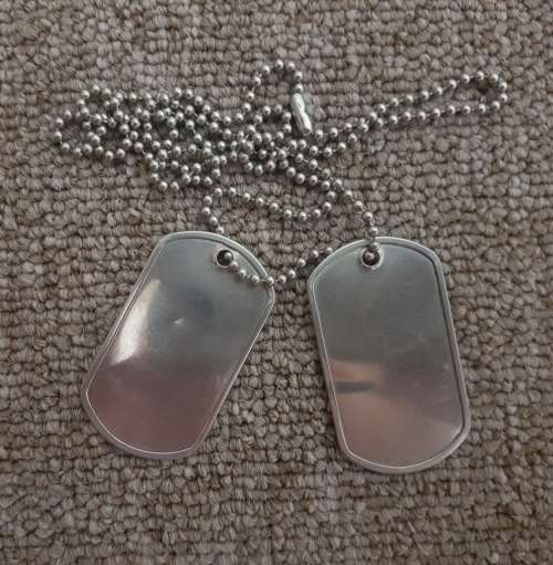 SADF BLANK DOG TAGS
