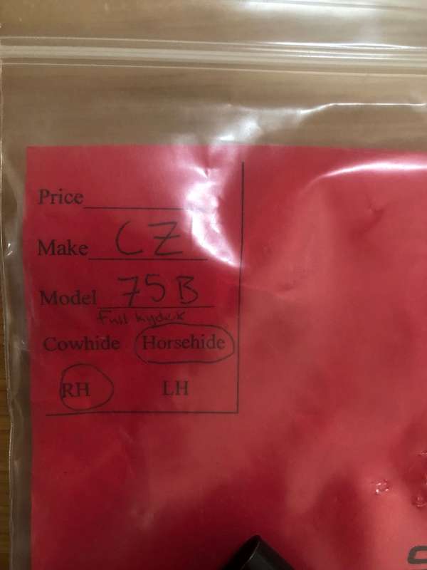CZ 75B - VARIOUS HOLSTERS