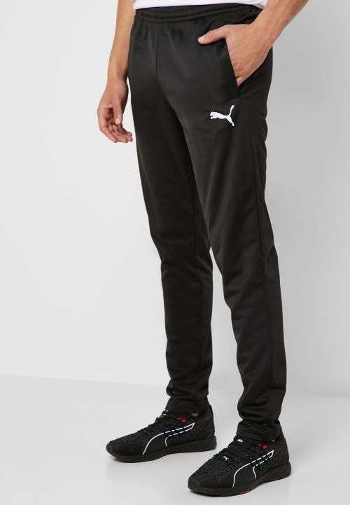 Puma Forever Fast Tracksuit Poly Tracksuit- Black/Grey- Large