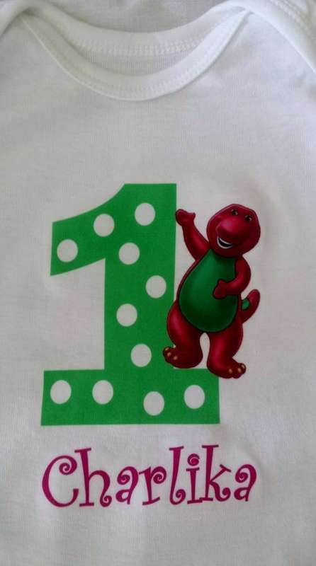 barney shirt, barney onesie, barney birthday
