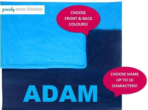 Personalised Name Blankets