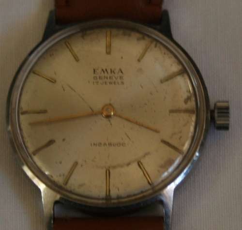 A AMAZING EMKA GENEVE 17  JEWELS WRIST WATCH SWISS MADE