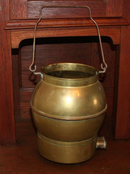 WOW A STUNNING ANTIQUE BRASS KALORIK ELECTRIC URN MAGNIFICENT!!!