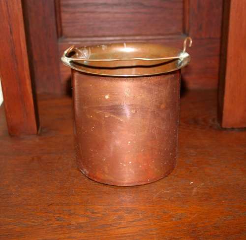 A MAGNIFICENT ANTIQUE COPPER BUCKET STUNNING!!!