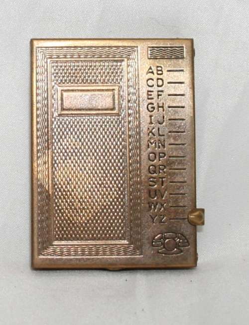 A STUNNING VINTAGE A-Z TELEPHONE BOOK COVER - STYLISH!!!